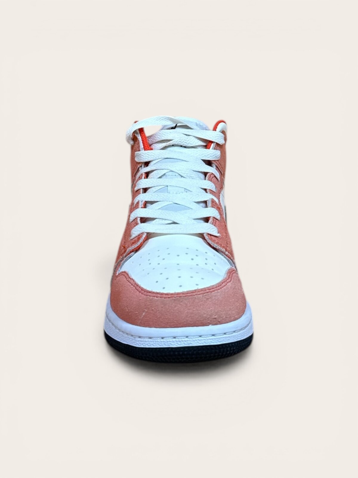 air Jordan 1 Mid ( GS ) Team Orange