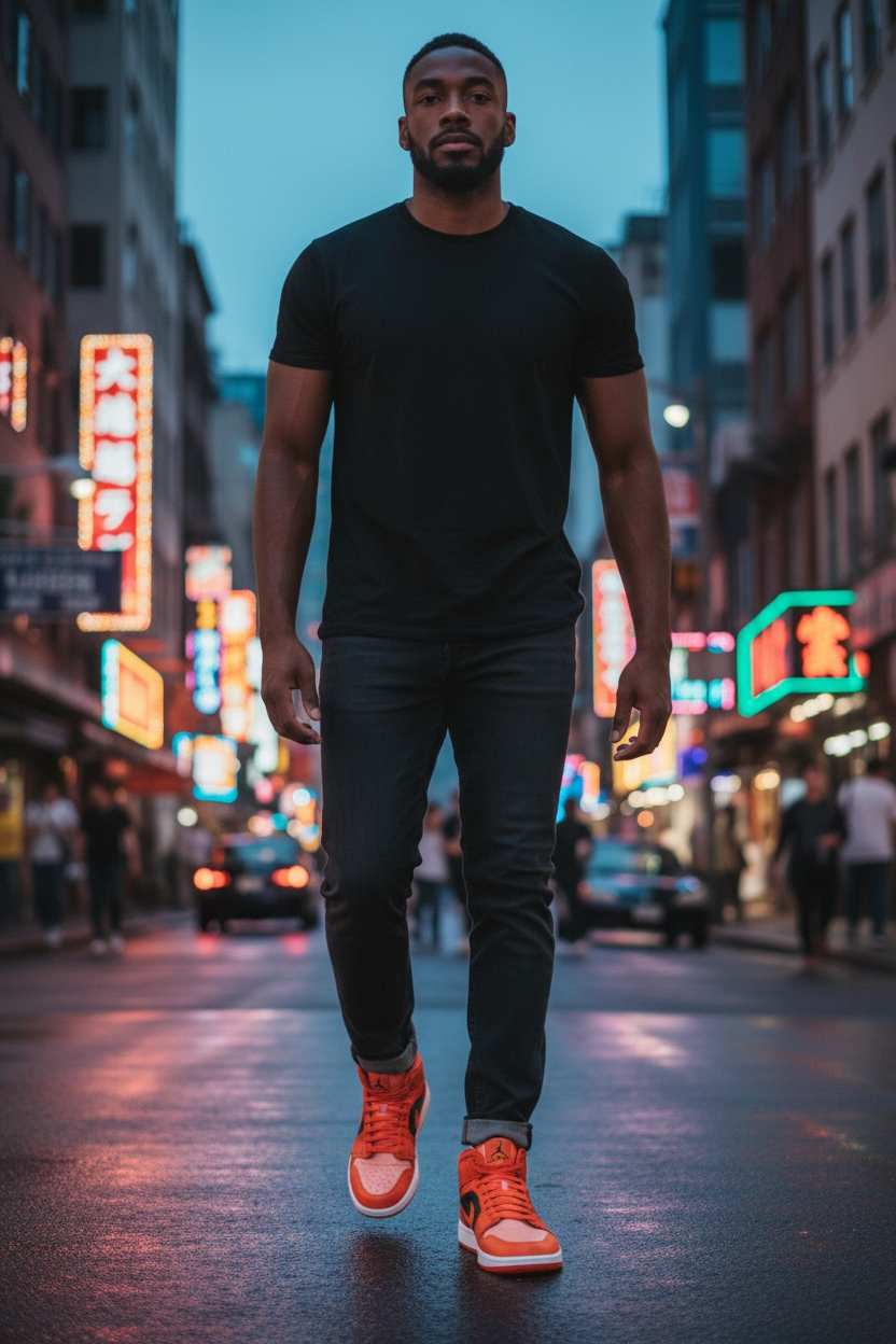 air Jordan 1 Mid SE Rush Orange Crimson Bliss