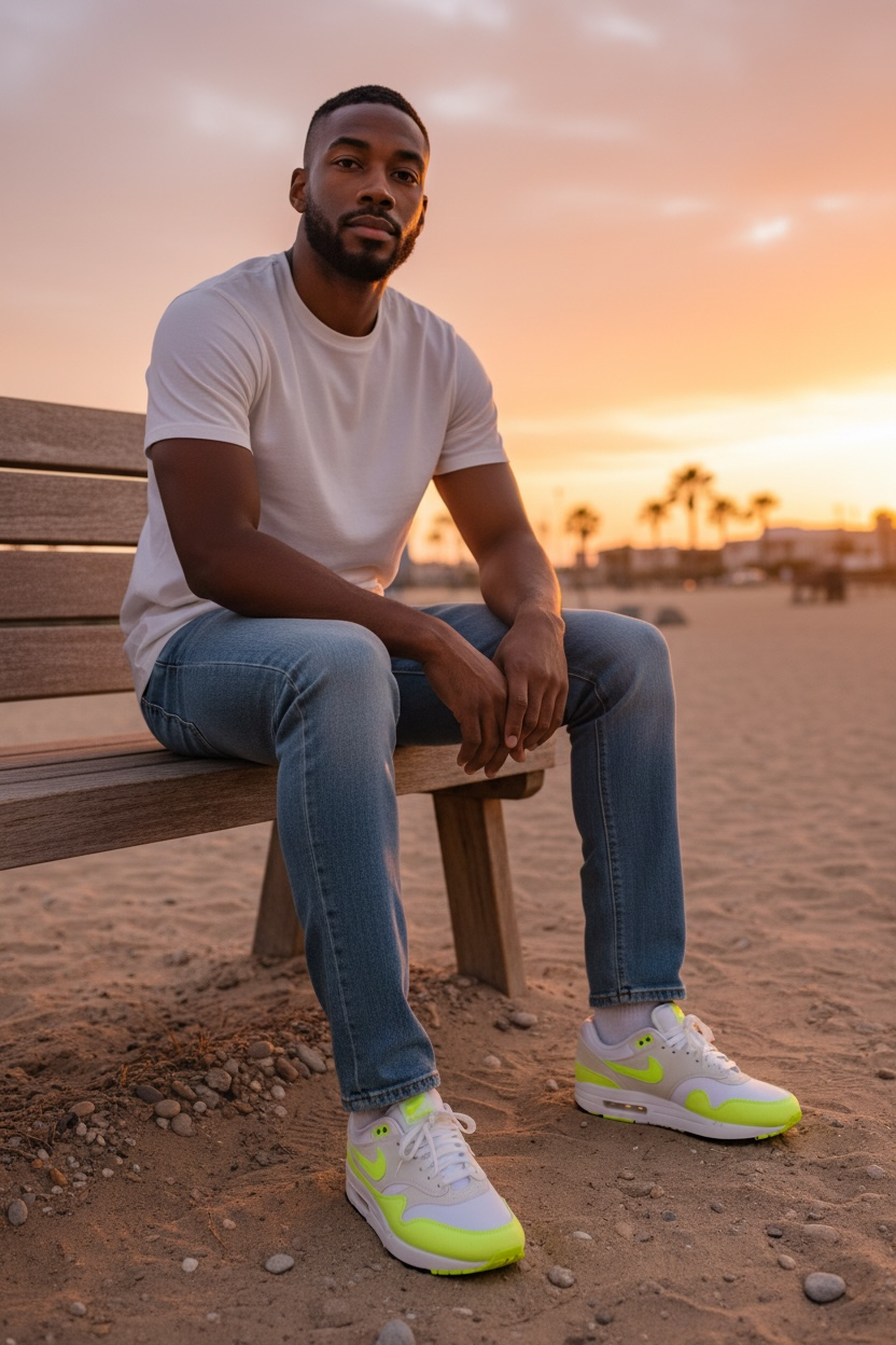Nike Air Max 1 '87 Volt Suede 