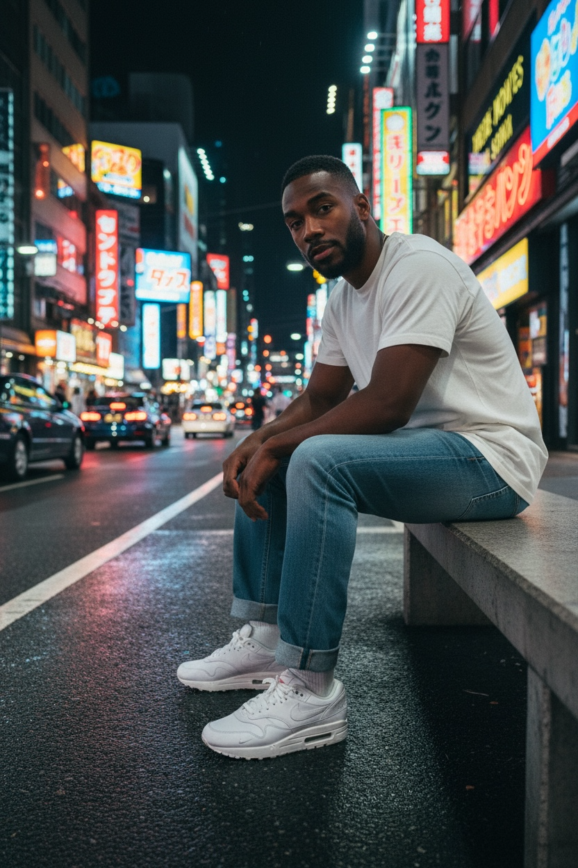 Nike Air Max 1 '87 Supreme Triple White