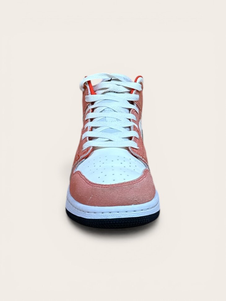 air Jordan 1 Mid ( GS ) Team Orange